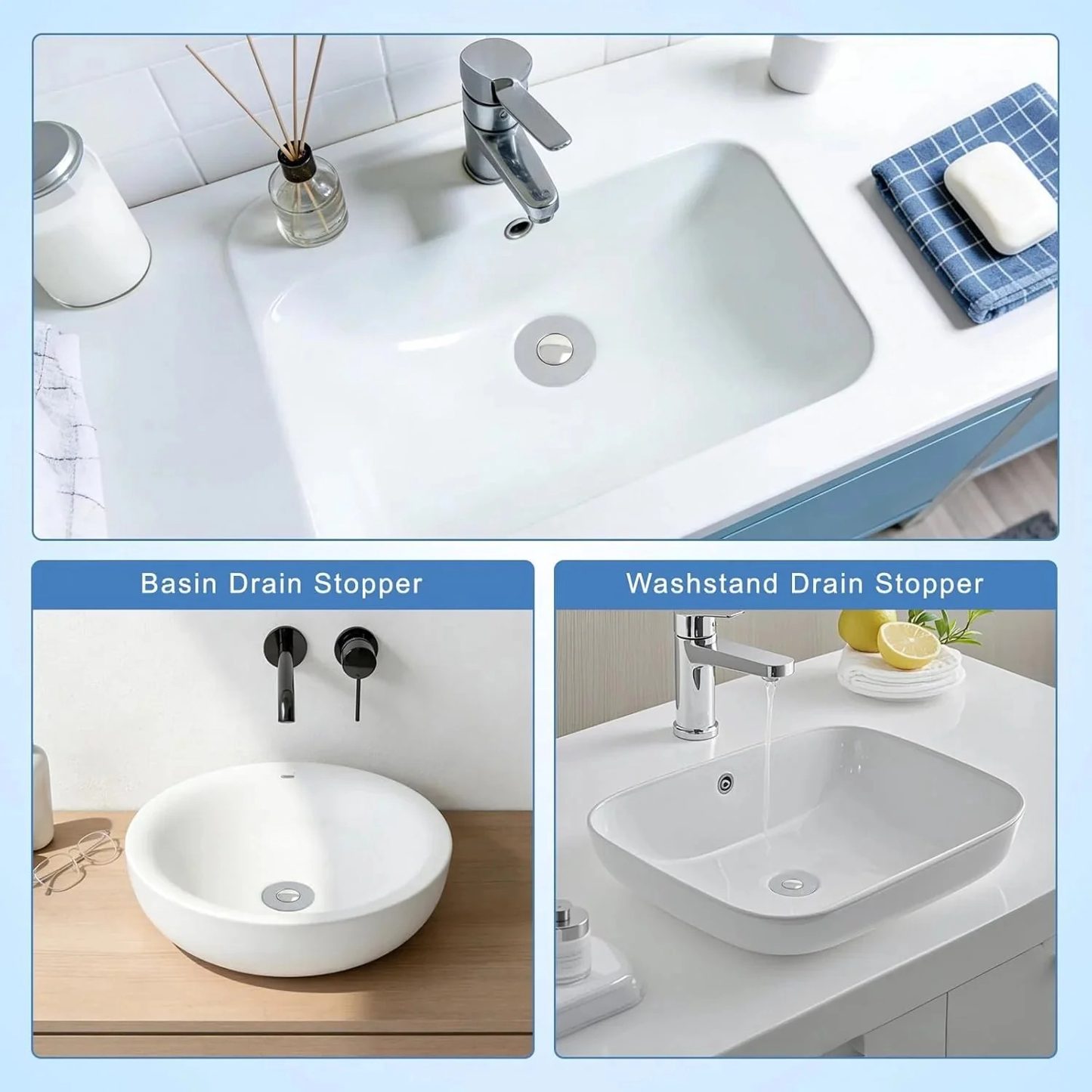 ๐ฅ Upgraded 3-in-1 Drain Strainer That Stops Sink Clogs